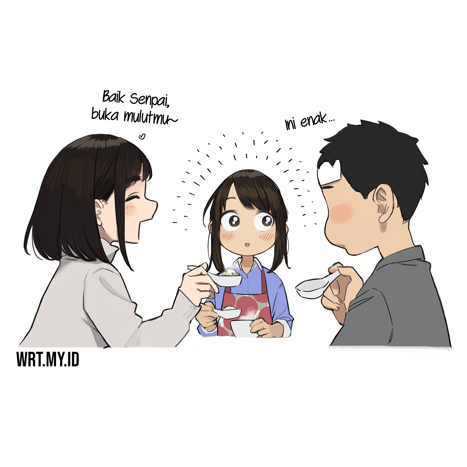 Senpai Is Mine Chapter 46.5 Gambar 1